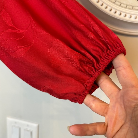 H&M Maxi Dress Red Floral - Picture 3 of 7